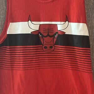 Men's Red NBA Chicago Bulls Tank